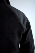 Куртка чоловіча тактична на застібці S чорна - зображення 7