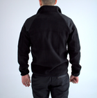 Куртка чоловіча тактична на застібці S чорна - изображение 8