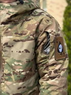 Чоловіча демісезонна куртка з капюшоном пуховик Мультикам XL Kali AI067 на блискавці з липучками на манжетах захист від вітру та дощу теплозберігаюча - зображення 7