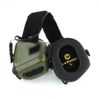 Активні навушники Earmor М31 + кріплення на шолом OPS Core чебурашка Оливковий (Kali) 900891 AI136 - зображення 3