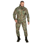 Костюм зимний мужской влаго-ветрозащитный SoftShell штаны и куртка Мультикам XL Kali AI051 из зносостойкого материала подмышками вентиляционнный клапан - изображение 3
