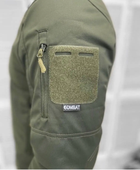 Армійська куртка Combat тканина soft-shell на флісі Оливковий 3XL (Kali) AI006 - зображення 5