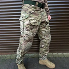 Комплект мужской демисезонный костюм куртка парка с капюшоном Tactical Series и штаны Yevhev G3 Мультикам XXL Kali AI047 водонепроницаемый повседневный - изображение 8
