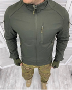 Армійська куртка Combat тканина soft-shell на флісі Оливковий XXL (Kali) AI010 - зображення 1