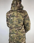 Военная мужская куртка Accord Soft-shell на флисе Мультикам XXL (Kali) AI016 - изображение 2