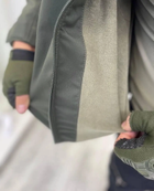 Куртка чоловіча демісезонна Combat soft-shell на флісі Оливковий M Kali AI008 з зовнішним вітронепродувним і водонепроникним зносостійким шаром - зображення 3