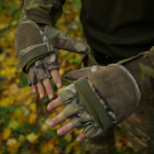 Тактические зимние перчатки Softshell мультикам - изображение 9