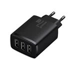 Зарядное устройство Baseus сетевое Compact Charger 3U 17W 3USB Black (YM1525)