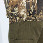 Бушлат камуфляжный зимний Осень на флисе и синтепоне, мужская зимняя куртка на резинке 48 - изображение 5
