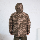 Куртка зимова Піксель софтшелл з підкладкою Omni-Heat, чоловіча утеплена камуфляжна куртка 50 - зображення 12