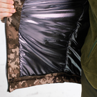 Куртка зимова Піксель софтшелл з підкладкою Omni-Heat, чоловіча утеплена камуфляжна куртка 50 - зображення 13