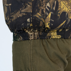 Бушлат камуфляжный зимний темный Клен на флисе и синтепоне, мужская зимняя куртка на резинке 48 - изображение 7