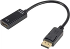 Адаптер STLab DisplayPort Male - HDMI Female 4K Ultra HD 0.15 м Чорний (U-996-4K)