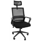 Кресло офисное Bonro B-8330 на колесах Черное (29-76-41000011)