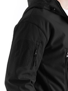 Зимняя тактическая куртка Eagle Soft Shell WJ-17 с флисом Black M - изображение 5