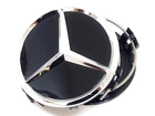 Ковпачок Mercedes-Benz заглушка на литі диски 75мм Чорний Глянець