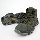 Ботинки кожаные OKSY TACTICAL Olive демисезонные 41 размер - изображение 5