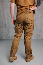 Чоловічі міцні штани «Kayman» койот із посиленими зонами та накладними кишенями Rip-stop 30-32 - зображення 5