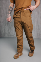 Чоловічі міцні штани «Kayman» койот із посиленими зонами та накладними кишенями Rip-stop 38-34 - зображення 3