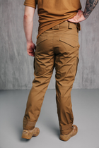 Чоловічі міцні штани «Kayman» койот із посиленими зонами та накладними кишенями Rip-stop 38-34 - зображення 5