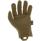 Перчатки тактические Mechanix ColdWork Base Layer Coyote, Койот, размер XL, сенсорные, теплые зимние перчатки - изображение 2
