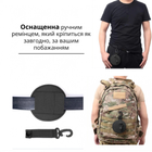 Туристическая тактическая сумка-ключница на карабине для хранения мелких предметов (черная) - изображение 4
