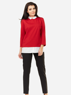 Bluzka damska elegancka Awama A208 L/XL Czerwona (5902360519794) - obraz 4