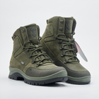 Ботинки Зимние тактические кожаные с мембраной Gore-Tex PAV Style Lab HARLAN 550 р.47 31.2см хаки - изображение 4