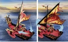 Набір фігурок Playmobil Novelmore Burnham Raiders Fire Ship (4008789706416) - зображення 6