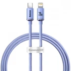 Кабель Baseus Crystal Shine Series Fast Charging Type-C to Lightning 20W (1.2m) purple