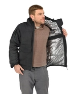Зимняя тактическая куртка Eagle с подкладкой Omni-Heat и силиконовым утеплителем Black S - изображение 8