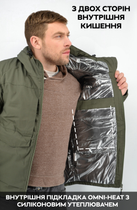 Зимняя тактическая куртка Eagle с подкладкой Omni-Heat и силиконовым утеплителем Olive Green 5XL - изображение 10