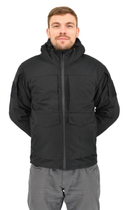 Зимова тактична куртка Eagle з підкладкою Omni-Heat та силіконовим утеплювачем Black 5XL - зображення 4