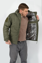 Зимова тактична куртка Eagle з підкладкою Omni-Heat та силіконовим утеплювачем Olive Green L - зображення 6