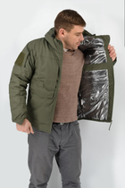 Зимняя тактическая куртка Eagle с подкладкой Omni-Heat и силиконовым утеплителем Olive Green 4XL - изображение 6