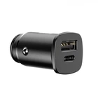 Авто зарядное Baseus Square Metal PD 3.0 QC 4.0 + 30W USB + Type-C CCALL-AS01