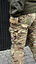Штаны тактические мультикам зимние с наколенниками, военные штаны утепленные на синтепоне зимние multicam ЗСУ 58 - изображение 4