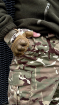 Штаны тактические мультикам зимние с наколенниками, военные штаны утепленные на синтепоне зимние multicam ЗСУ 52 - изображение 9