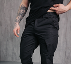 Чоловічі міцні штани «Kayman» чорний колір Поліція із посиленими зонами та накладними кишенями Rip-stop 36-32 - зображення 3