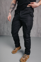Чоловічі міцні штани «Kayman» чорний колір Поліція із посиленими зонами та накладними кишенями Rip-stop 38-34 - зображення 1