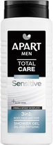 Żel pod prysznic Total Care Sensitive Apart Natural Men 500 ml (5900931033922) - obraz 1