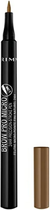 Pisak do brwi Rimmel Brow Pro Micro 24hr Precision-Stroke Pen 001 Blonde 1 ml (3614228984348) - obraz 1