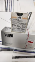 Нитка хірургічна розсмоктувальна стерильна YAVO Poland PGLA LACTIC Поліфіламентна USP 2/0 75 см DKO 26 мм 3/8 кола (5901748106724) - зображення 2