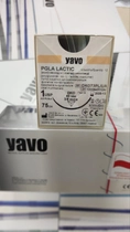 Нитка хірургічна розсмоктувальна стерильна YAVO Poland PGLA LACTIC Поліфіламентна USP 1 75 см DKO 40 мм 3/8 кола (5901748152066) - зображення 2