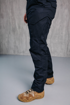 Чоловічі міцні штани «Kayman» темно-синій ДСНС із посиленими зонами та накладними кишенями Rip-stop 36-34 - зображення 3