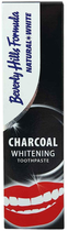 Зубна паста Beverly Hills Natural White Charcoal Whitening Toothpaste відбілювання за допомогою активованого вугілля 100 мл (5020105003923) - зображення 1