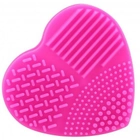 Очищувач пензлів Серце Фуксія Ilu Brush Cleaner Hot Pink (5903018916057) - зображення 1