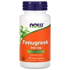 Пажитник Now Foods Fenugreek 500 мг Капсули