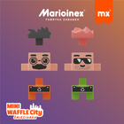 Konstruktor Marioinex Mini Waffle City Smieciarka 148 elementów (5903033903131) - obraz 5
