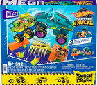 Konstruktor Mega Bloks Hot Wheels Monster Trucks Mega-Wrex Tor Obstacle Course 332 elementów (194735102662) - obraz 4